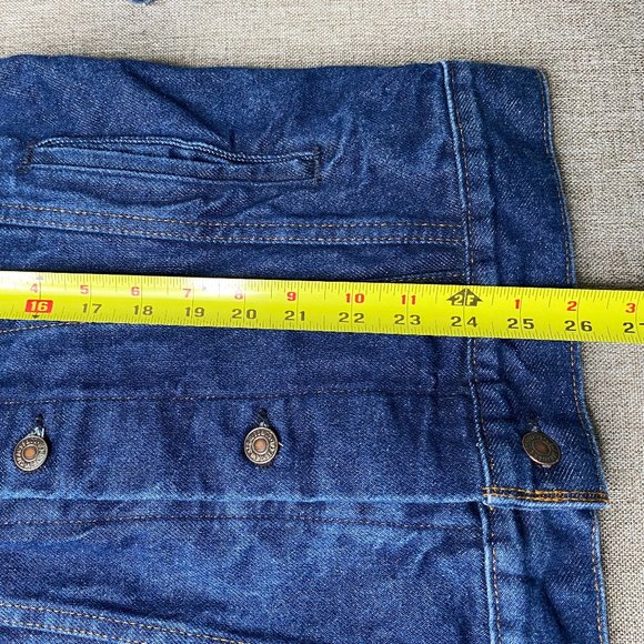 Levis Authorized Vintage Trucker Jacket Men's XS Blue Denim 100% Cotton USA NWT - Picture 14 of 16